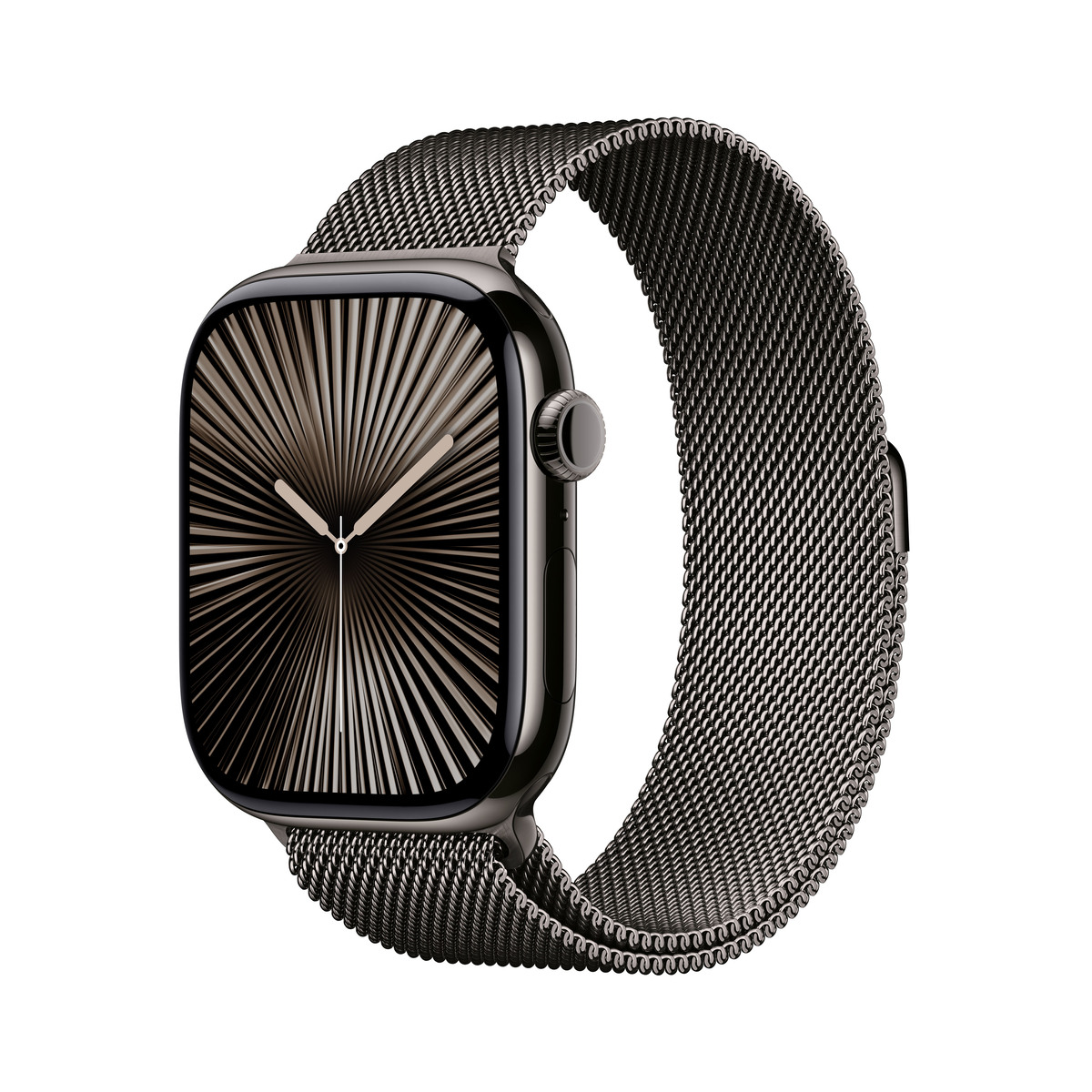 Apple Watch S10 Schiefer Titanium Milanese Loop Schiefer - M/L GPS + Cellular 46mm MWYW3QF/A 2024