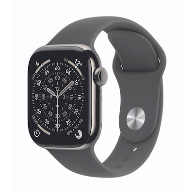 Apple Watch Series 11 Cellular 42mm Natur Titan Gehäuse mit Natur Milanaise Armband