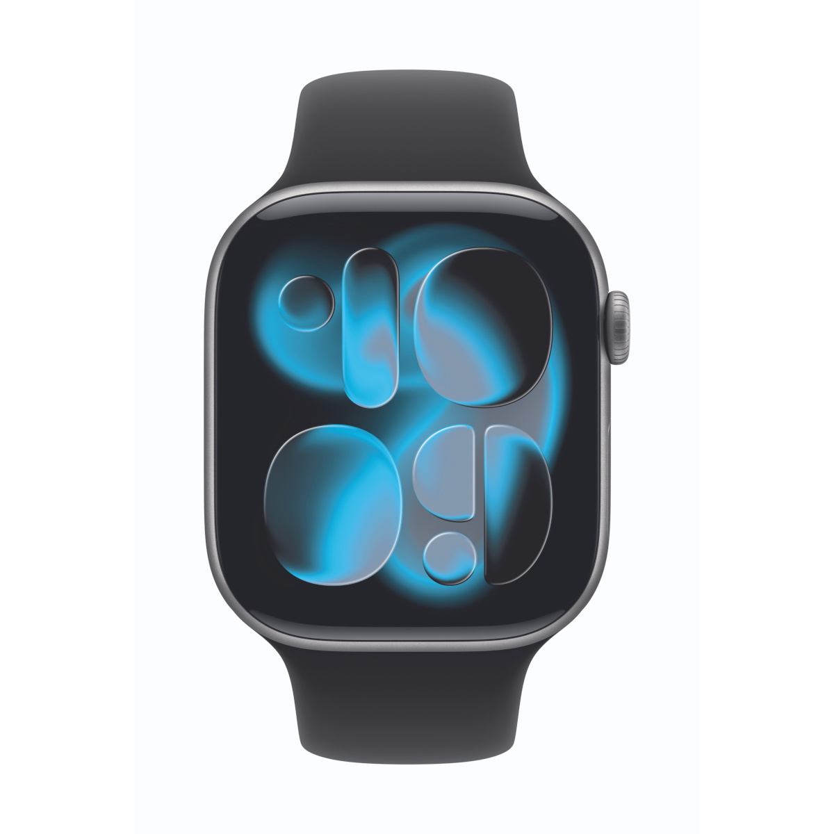 Apple Watch Series 11 Cellular 46mm Space Grau Aluminium Gehäuse mit Schwarz Sport Band - S/M Wearables Produkt Bild 2