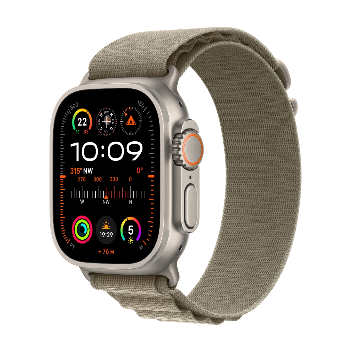 AppleWatch Ultra 2 Titanium Alpine Loop Oliv Small MREX3FD/A Cellular 49mm