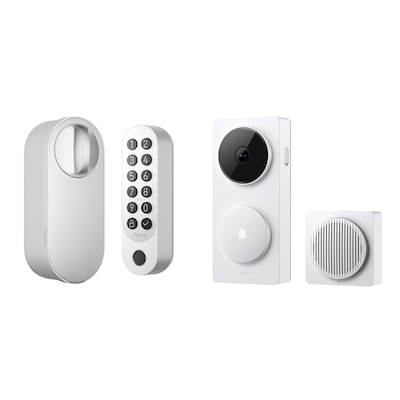 Aqara Smart Lock U200 + Doorbell Camera Hub G410 Weiß U200 + G410 Weiß