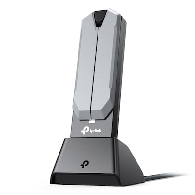 TP-Link Archer TBE400UH WiFi 7 Adapter AXE5400 Triband, USB 3.2 Gen 1x1 (5 Gbit/s), 2x Externe Antenne