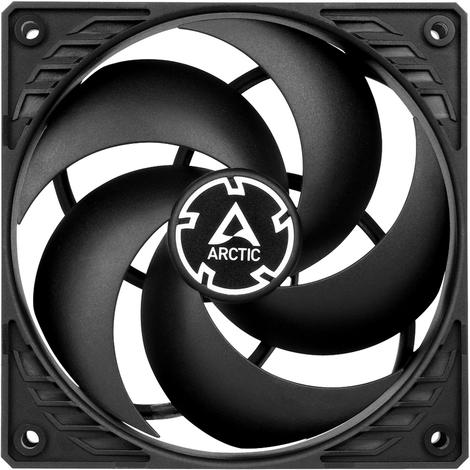Arctic P12 Silent schwarz | 120mm Gehäuselüfter Kühlung Produkt Bild 2