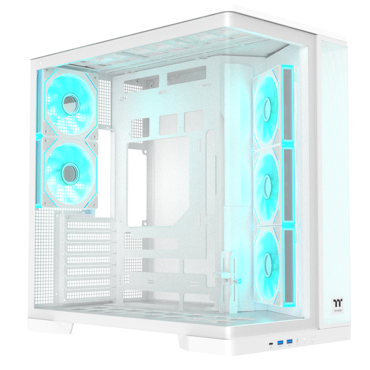 Thermaltake Arcus 380 TG Curved White | PC-Gehäuse
