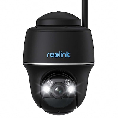 Reolink Argus Series B430 WLAN Überwachungskamera Schwarz 5MP (2880x1616), Akkubetrieb, IP64-Wetterschutz, Nachtsicht in...