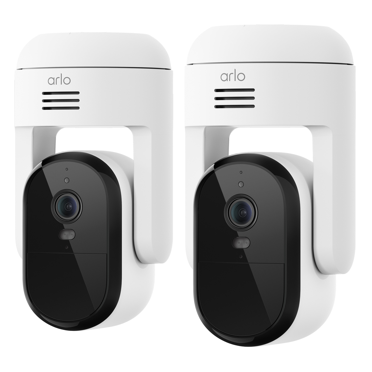Arlo Essential 3 2K PTZ Sicherheitskamera Weiß 2er Set 4MP (2560x1440), WLAN, Netzteil, Indoor/Outdoor, Schwenk- und Neige-Funktion
