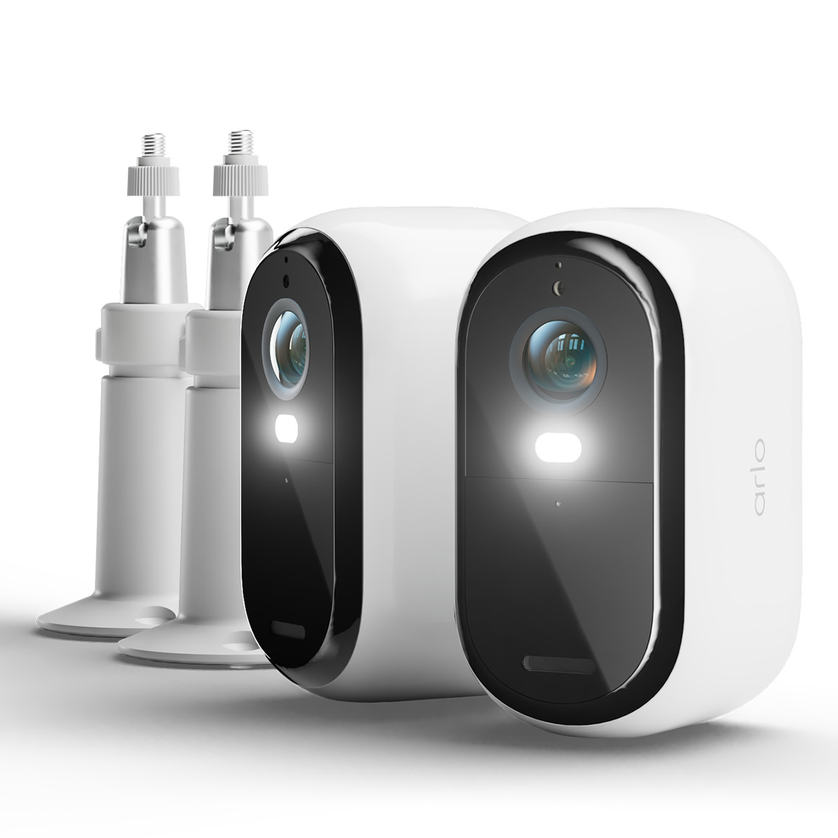 Arlo Essential 3 HD Sicherheitskamera Weiß 2er Set 2MP (1920x1080), WLAN, Akku, Indoor/Outdoor, Intelligente Erkennung