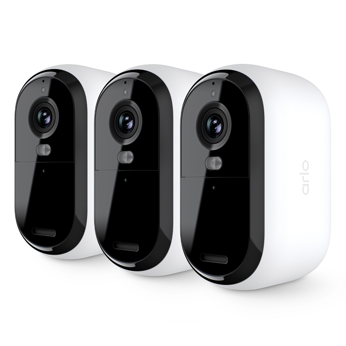 Arlo Essential 3 2K Sicherheitskamera Weiß 3er Set 4MP (2560x1440), WLAN, Akku, Indoor/Outdoor, Intelligente Erkennung