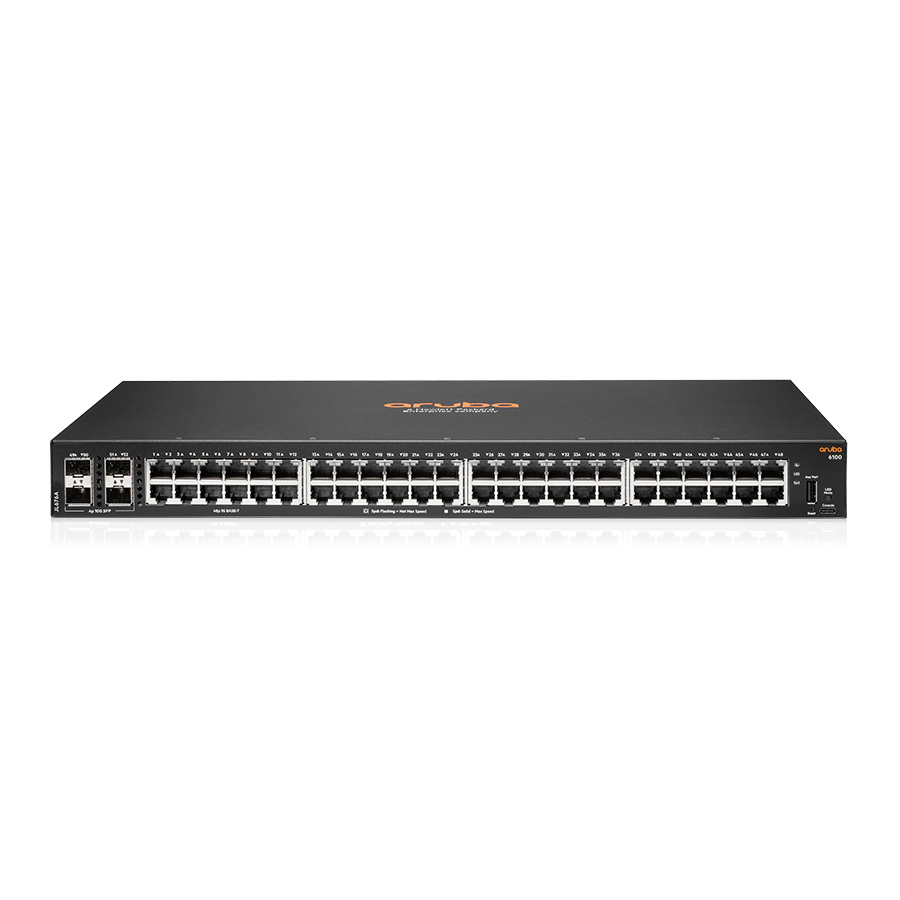 Thumbnail - HPE Aruba Networking CX6100 52-Port Access Switch (JL676A) [48x Gigabit Ethernet, 4x 10G SFP+]