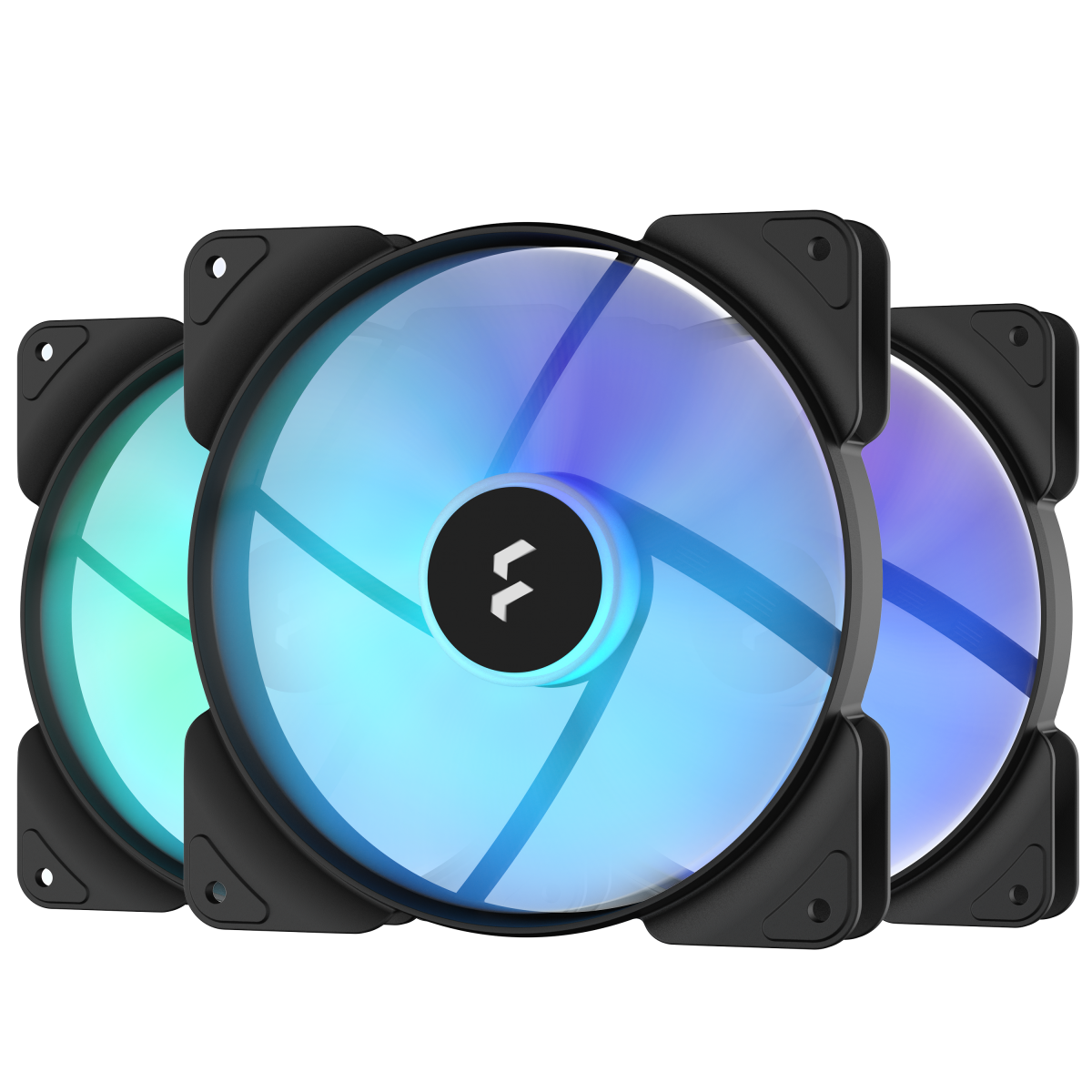 Fractal Design Aspect 14 RGB PWM Black Frame 3-Pack [140mm Gehäuselüfter]