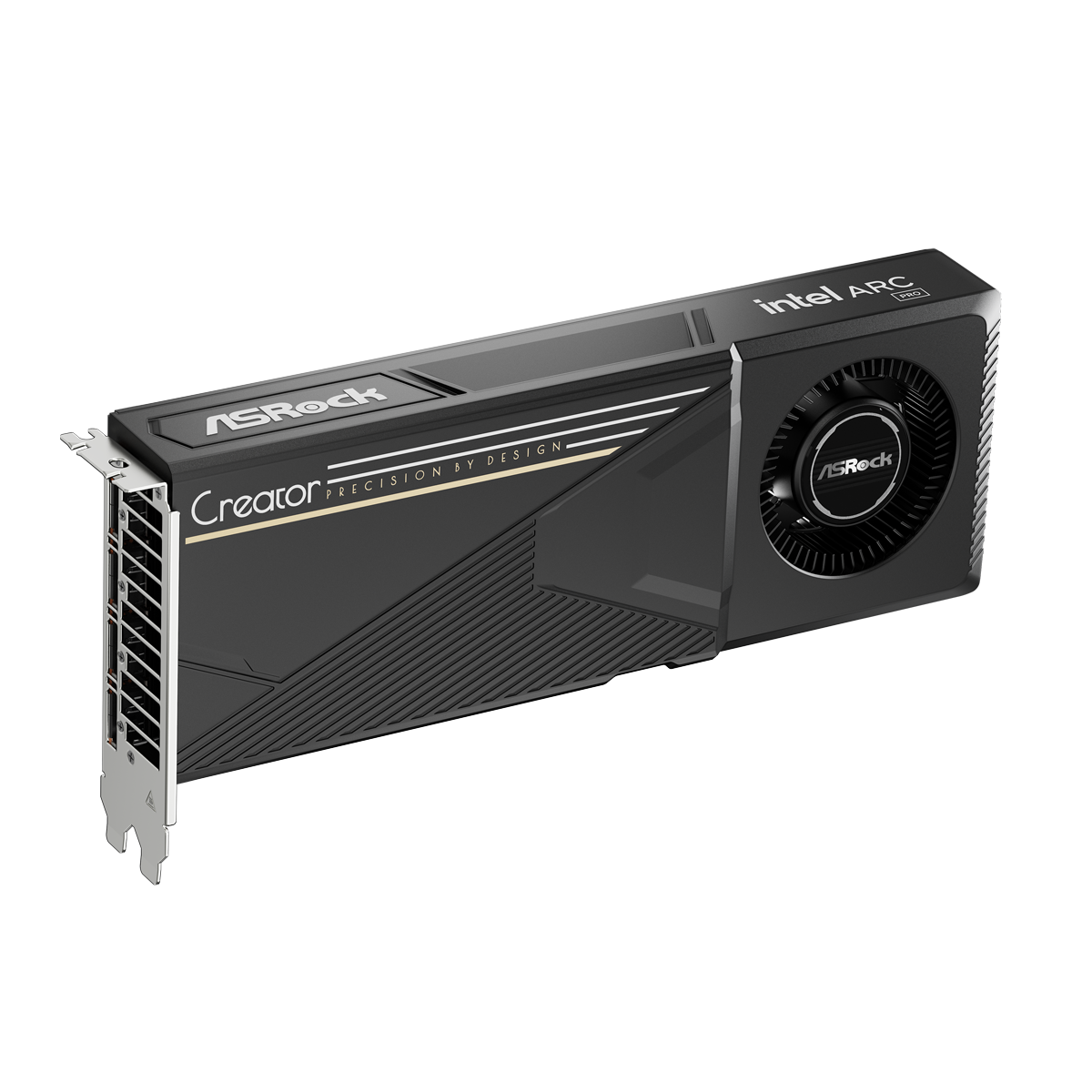 ASRock Arc Pro B60 Creator Grafikkarte - 24GB GDDR6, 4x DP