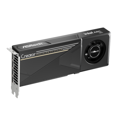 ASRock Arc Pro B60 Creator Grafikkarte - 24GB GDDR6, 4x DP