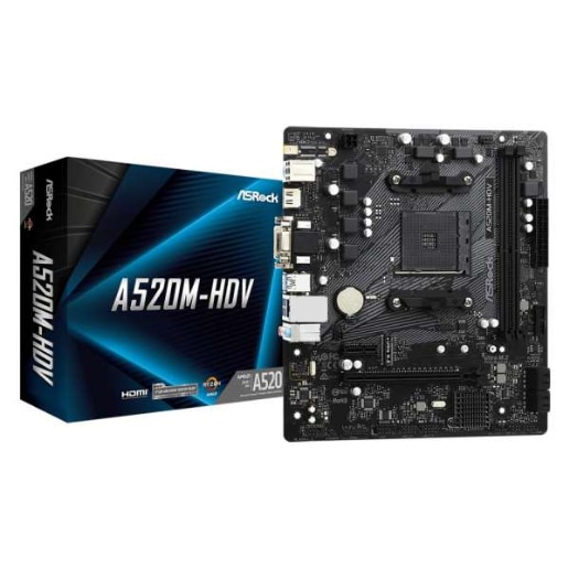 ASRock A520M-HDV motherboard