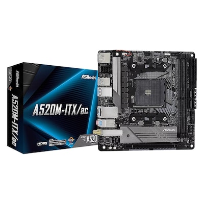 ASRock A520M-ITX/AC Mainboard