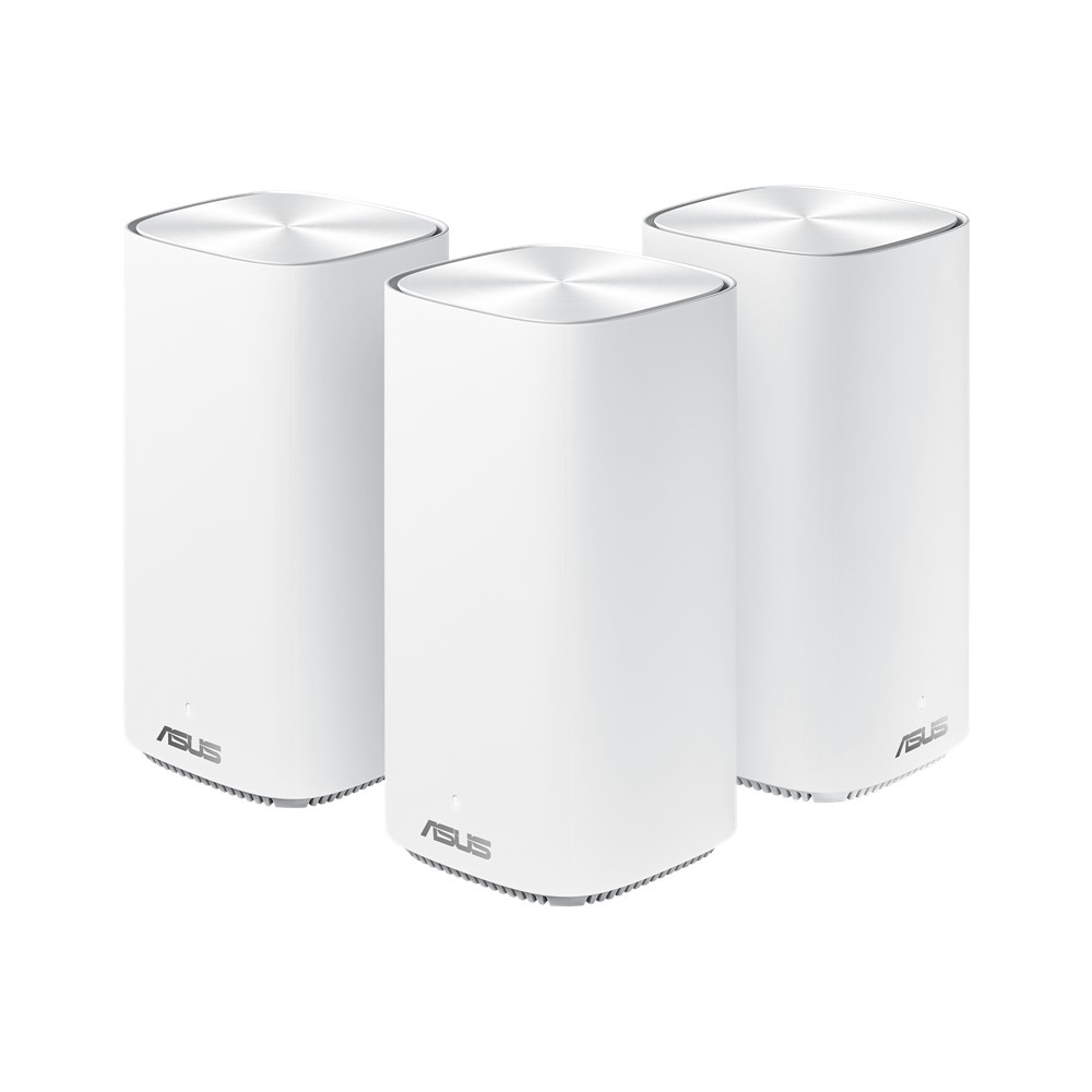 ASUS ZenWiFi AC Mini CD6 WLAN Mesh Router + 2x Satellit Weiß [WiFi 5 (802.11ac), Dual-Band, bis zu 1.500 Mbit/s]