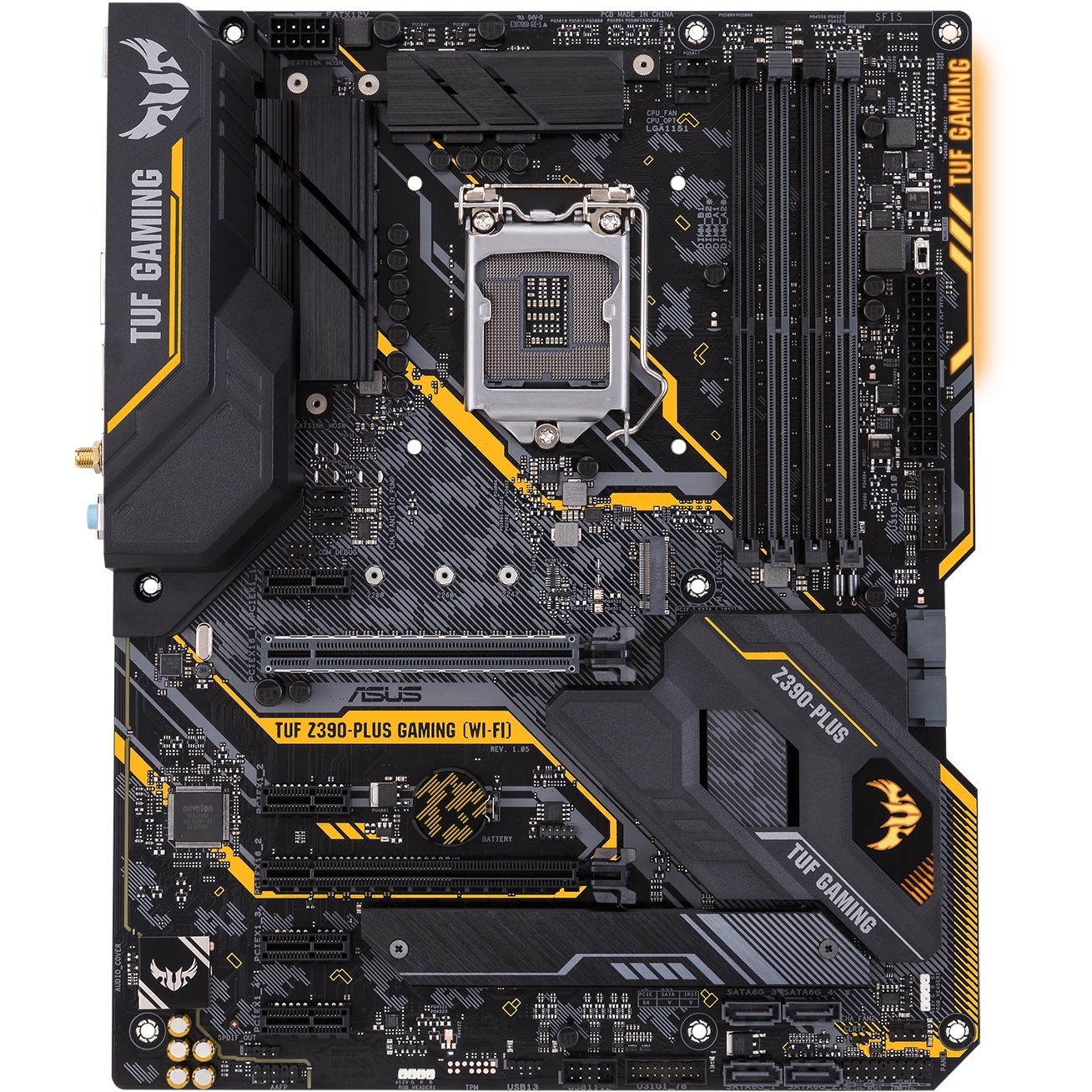 CPU Core i7-9700F+ASUS TUF Z390-PLUS GAMING ASUS TUF Z390-Plus Gaming (WiFi) Mainboard + Intel i7-9700K CPU