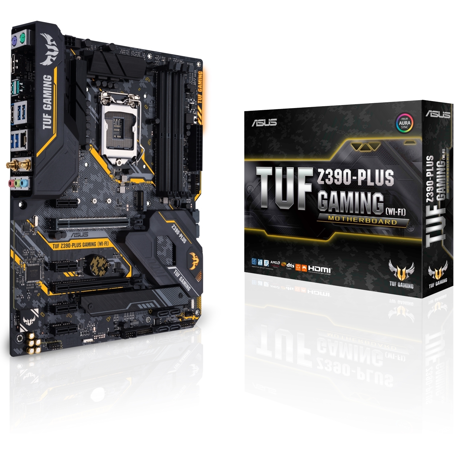 ASUS TUF Z390-Plus Gaming (WiFi) Mainboard + Intel i7-9700K CPU