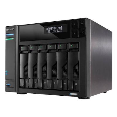 Asustor Lockerstor 6 Gen2+ NAS 6-Bay Intel Celeron N5105, 8GB DDR4 RAM, 0/6 HDD/SSD