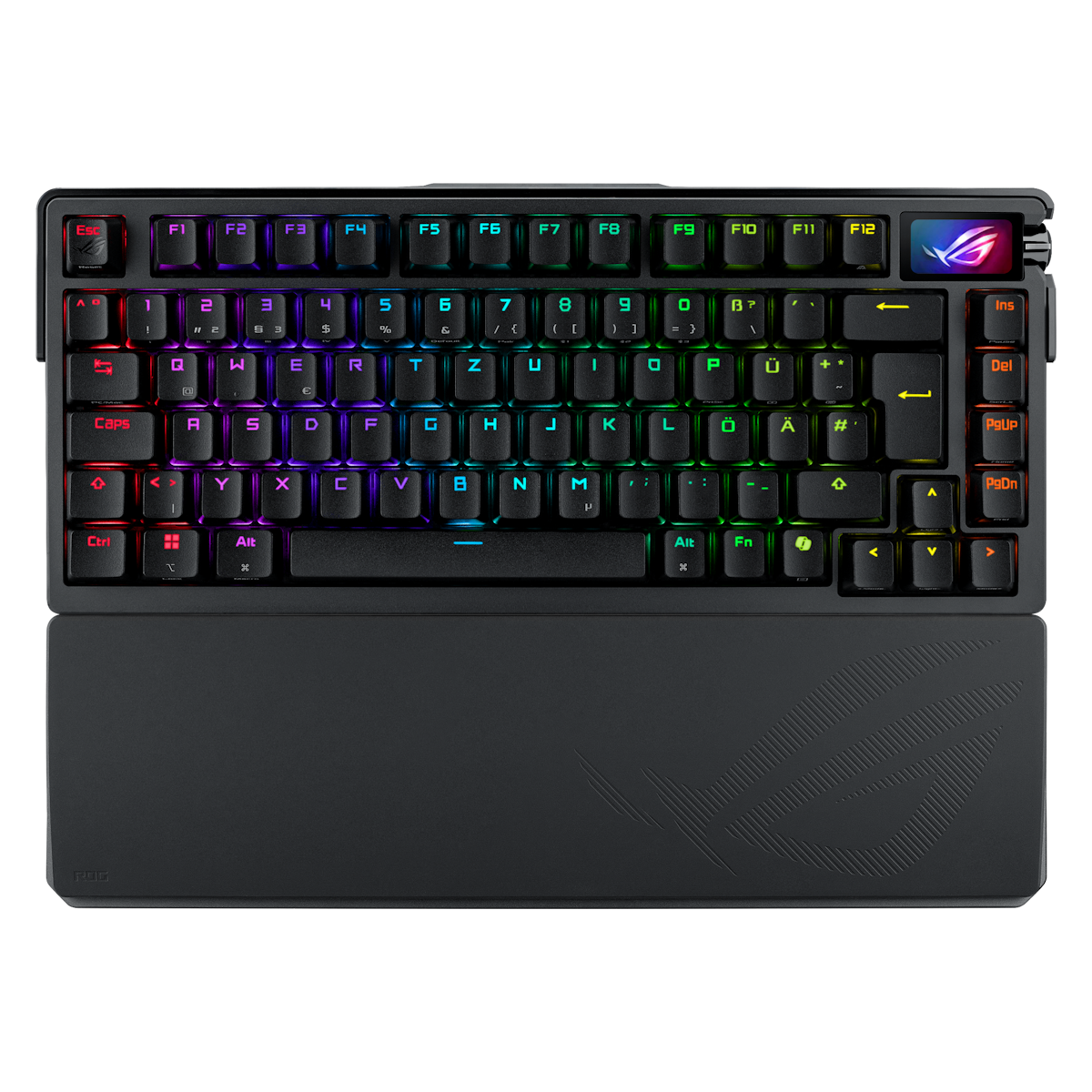 ASUS ROG Azoth Extreme RGB Gaming Tastatur mit 75% Layout - kabellose RGB Gaming Tastatur im Layout 75% mit Bluetooth un...