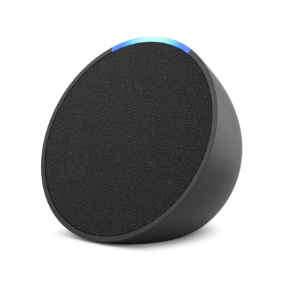 Amazon Echo Pop, anthrazit Kompakter und smarter Bluetooth-Lautsprecher mit vollwertigem Klang und Alexa