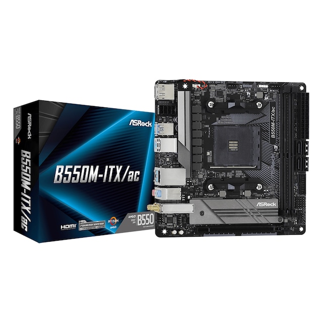 ASRock B550M-ITX/ac motherboard