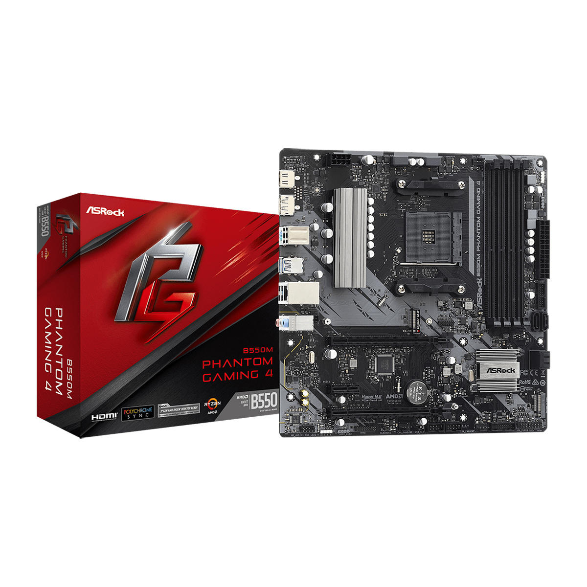 ASRock B550M Phantom Gaming 4 Mainboard B-Ware