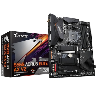 GIGABYTE B550 AORUS Elite AX V2 Mainboard Sockel AM4