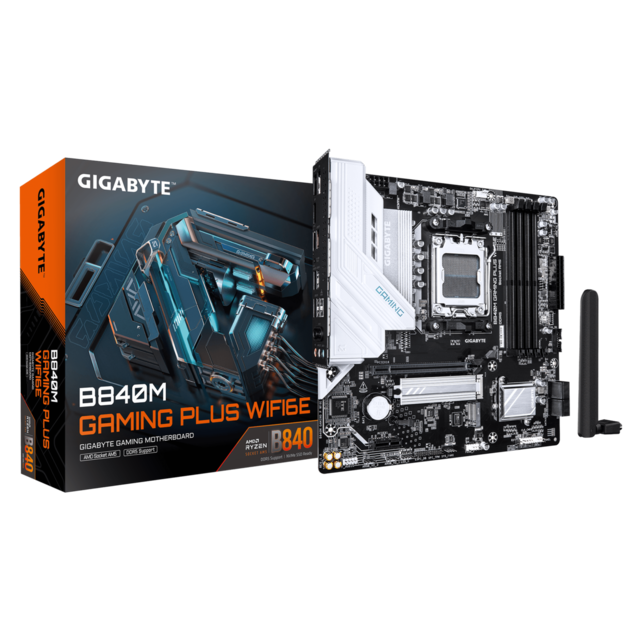 Gigabyte B840M GAMING PLUS WIFI6E motherboard