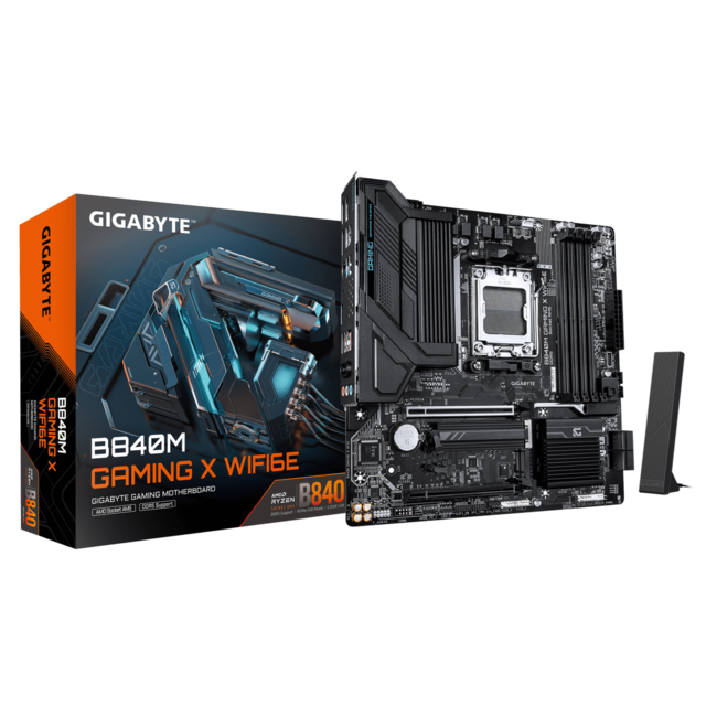Gigabyte B840M GAMING X WIFI6E motherboard