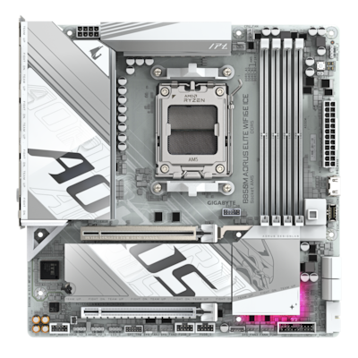 GIGABYTE B850M A ELITE WF6E ICE Mainboard Sockel AM5
