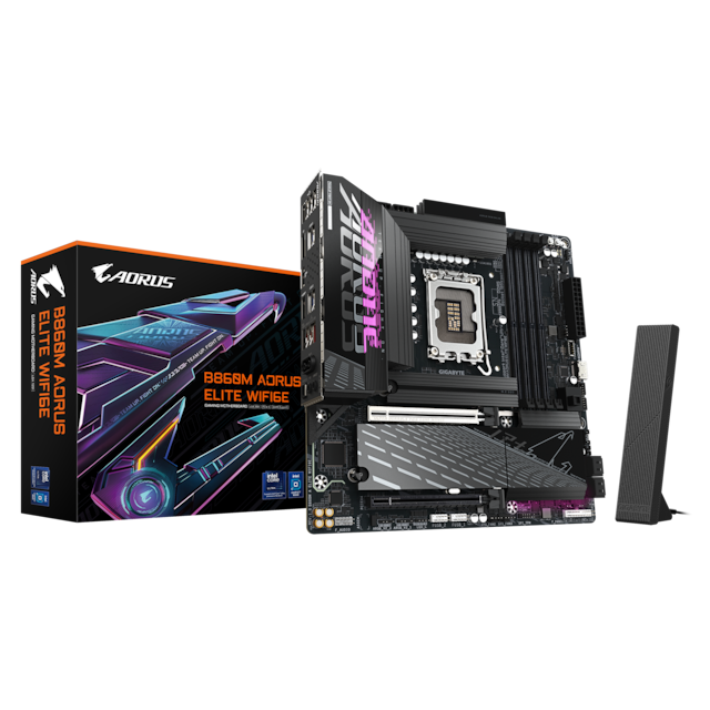 Gigabyte B860M Aorus Elite WiFi6E motherboard