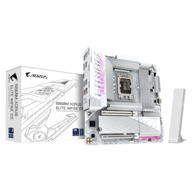 GIGABYTE B860M A ELT WF6E ICE Mainboard