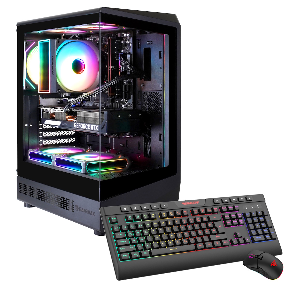 HYRICAN Vista COC 7527 AMD Ryzen 5 9600X, 32GB DDR5 RAM, 1TB M.2 SSD, NVIDIA GeForce RTX 5070 (12GB GDDR7), Windows 11 H...