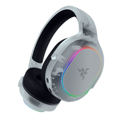 Razer Barracuda X Chroma Phantom White Edition kabelloses Multiplattform-Gaming-Headset mit 6 Zonen Chroma RGB, SmartSwi...
