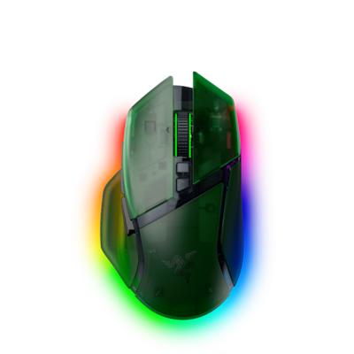 Razer Basilisk V3 Pro 35K Phantom Edition - Voll anpassbare kabellose ergonomische RGB-Gaming-Maus mit 13-Zonen RGB Bele...