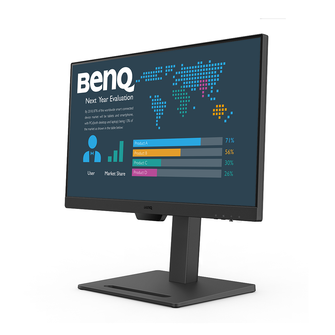 BenQ BL2490T LED Monitor 1920 x 1080 Full HD (1080p) @ 100 Hz - IPS - 250 cd/m² - 1300:1 - 5 ms - 2xHDMI, DisplayPort - Lautsprecher Displays Produkt Bild 16