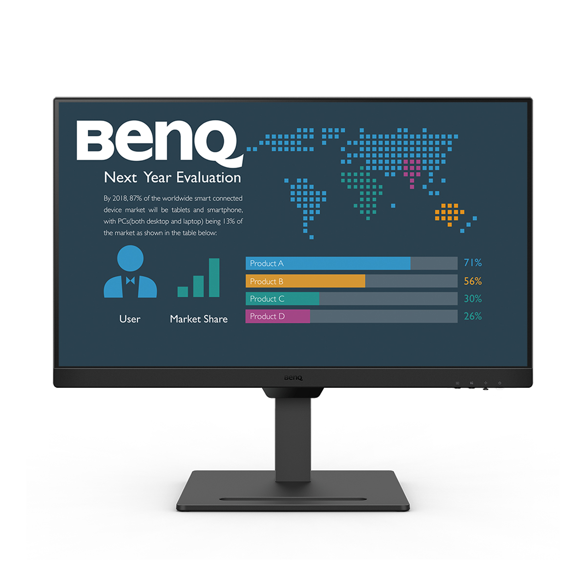 Image of BenQ BL2790T Monitor 68,58 cm (27 Zoll) Full HD, IPS, 5ms, 100Hz, HDMI, DisplayPort