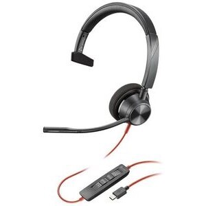 Poly Plantronics Blackwire 3310-M Headset, Mono, USB-C, Unified Communication optimiert