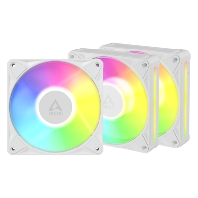 ARCTIC BioniX P12 A-RGB White 3er-Pack | Gehäuselüfter