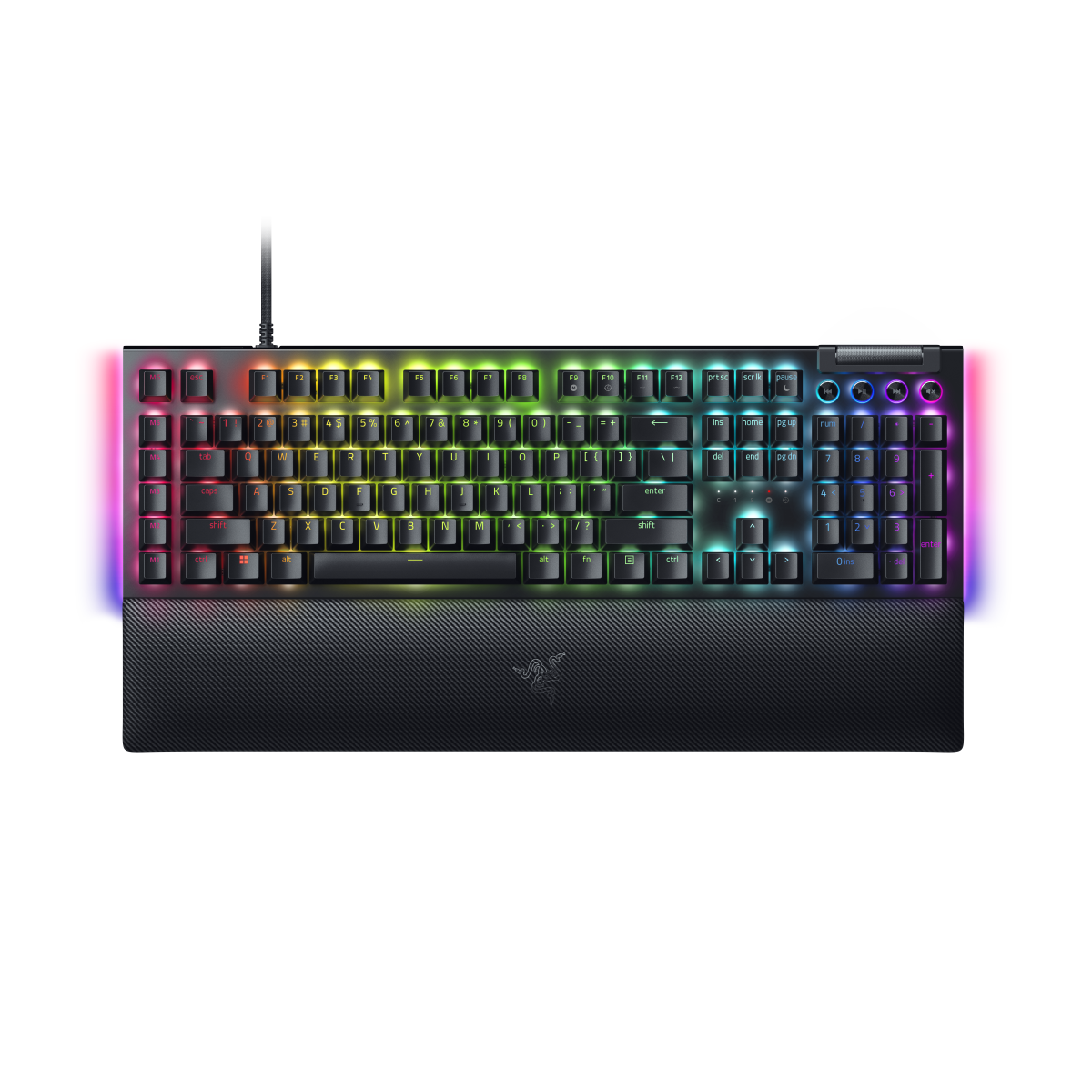 Razer BlackWidow V4 Gaming Tastatur (grüne Switches) - Gaming Tastatur mit Razer Green Switches