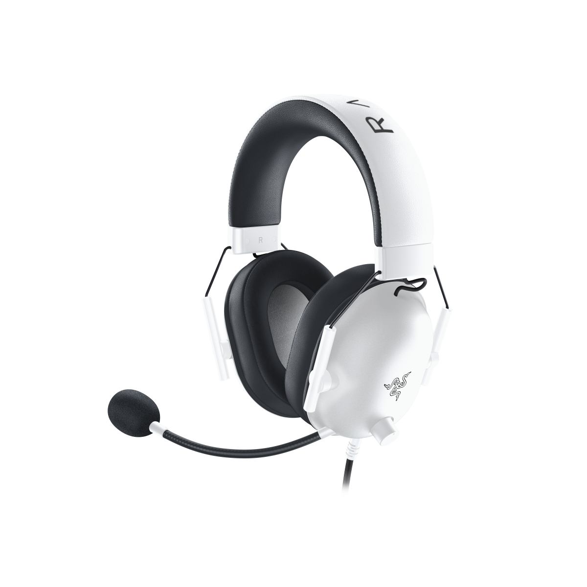 Razer Blackshark V2 X White Edition B-Ware - kabelgebundenes 7.1 Surround Sound Gaming Headset mit passiver Geräuschunte...