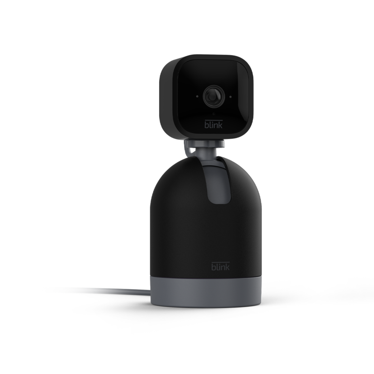 Blink Mini Pan-Tilt Kamera, schwarz bewegliche Pug-in-Sicherheitskamera für den Innenbereich, mit Zwei-Wege-Audio, HD-Vi...