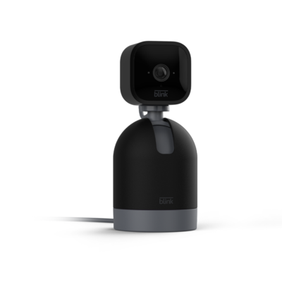 Blink Mini Pan-Tilt Kamera, schwarz bewegliche Pug-in-Sicherheitskamera für den Innenbereich, mit Zwei-Wege-Audio, HD-Vi...