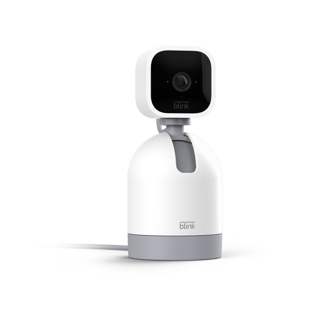 Blink Mini Pan-Tilt Kamera, weiß bewegliche Pug-in-Sicherheitskamera für den Innenbereich, mit Zwei-Wege-Audio, HD-Video