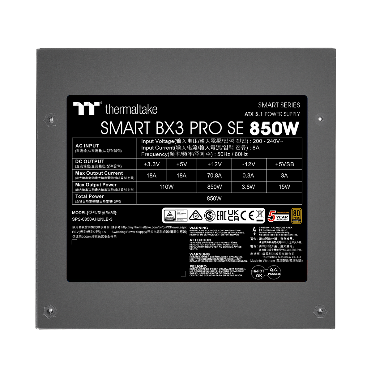 Thermaltake Smart BX3 Pro SE 850W | PC-Netzteil PC Netzteile Produkt Bild 6