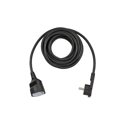 Brennenstuhl Kurzverlängerungsleitung mit Winkel-Flachstecker, 5m, H05VVF3G1,5