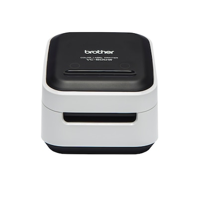 Brother VC500W Etikettendrucker mit AirPrint, WLAN, Wi-Fi Direct - Farbe: Schwarz