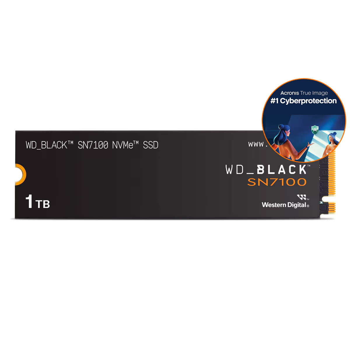 WD_BLACK SN7100 SSD 1TB inkl. Acronis True Image Advanced 1Y Bundle mit internem Solid-State-Module und Antivirus-Softwa...