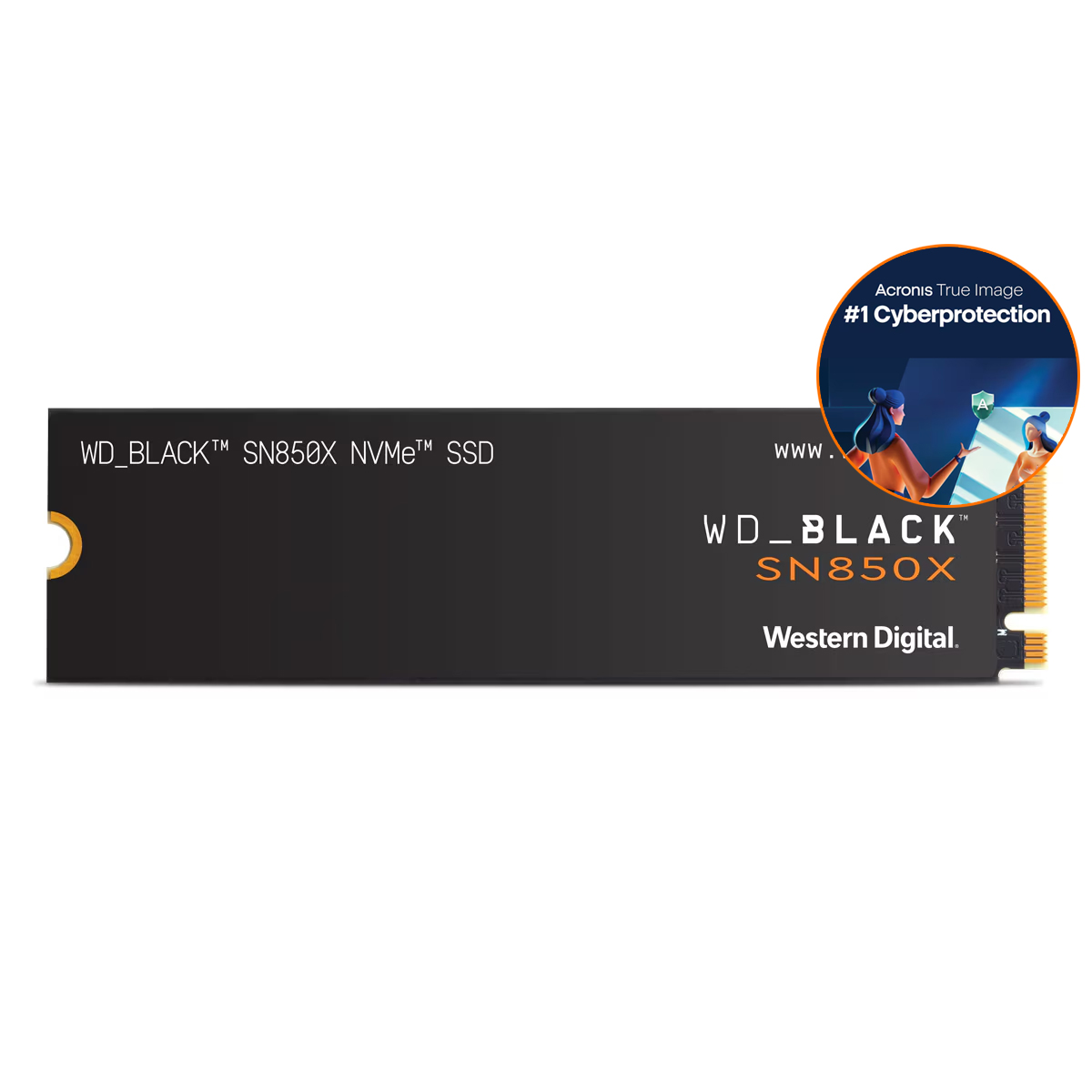 WD_BLACK SN850X SSD 1TB inkl. Acronis True Image Advanced 1Y Bundle mit internem Solid-State-Module und Antivirus-Softwa...