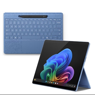 Microsoft Surface Pro OLED Copilot+ PC - 16GB - 1TB - X Elite inkl. Pro Flex Keyboard mit Stiftaufbewahrung mit Slim Pen...